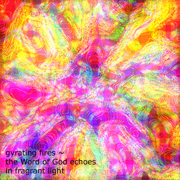 Haiga  2 ~ 9 ~ gyrating fires ~