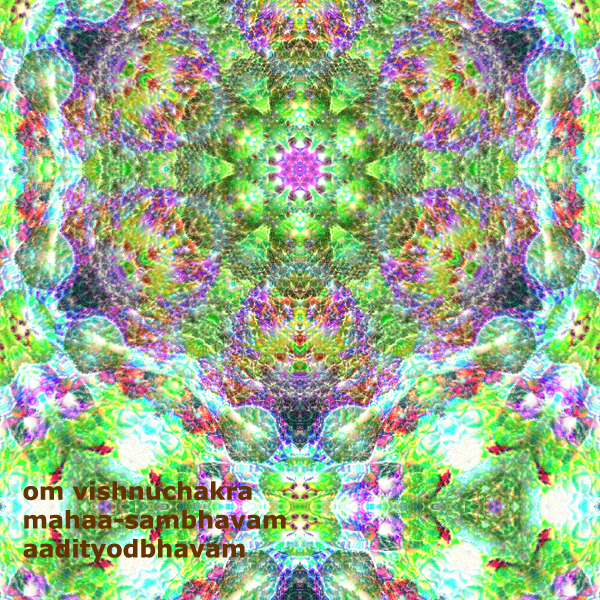 Haiga  4 ~ 3 ~  om vishnuchakram [ Sanskrit }~